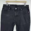 Zara Jeans Men's W36 L30 (Tag 38) Black Denim Jeans Slim Fit Straight Zip Fly