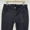 Zara Jeans Men's W36 L30 (Tag 38) Black Denim Jeans Slim Fit Straight Zip Fly
