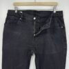 Zara Jeans Men's W36 L30 (Tag 38) Black Denim Jeans Slim Fit Straight Zip Fly