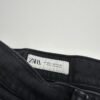 Zara Jeans Men's W36 L30 (Tag 38) Black Denim Jeans Slim Fit Straight Zip Fly