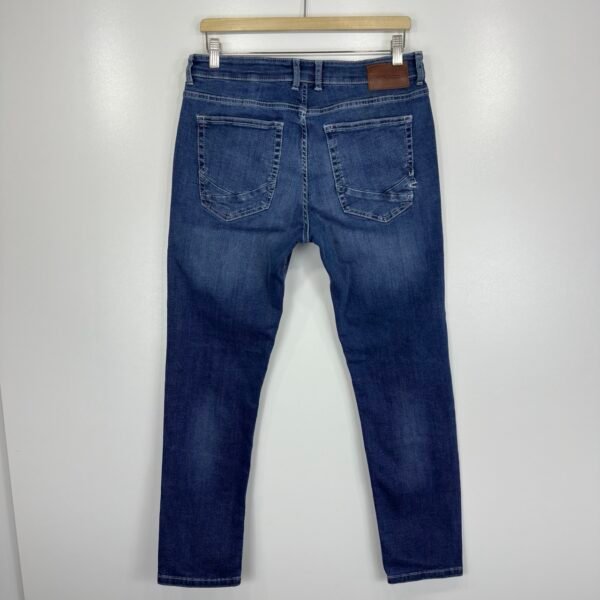 IMG_4352 Large Camel Active Conscious Jeans Men's W32 L29 Blue Stretch Denim Slim Skinny Zip