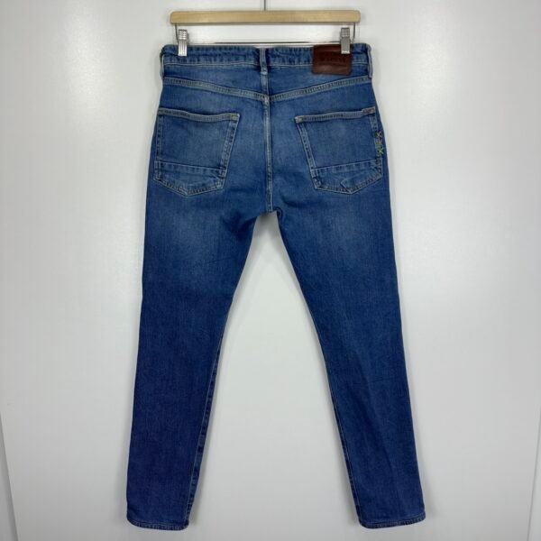 IMG_4381 Large Scotch & Soda Ralston Jeans Men's W32 L32 Blue Stretch Denim Slim Tapered Button