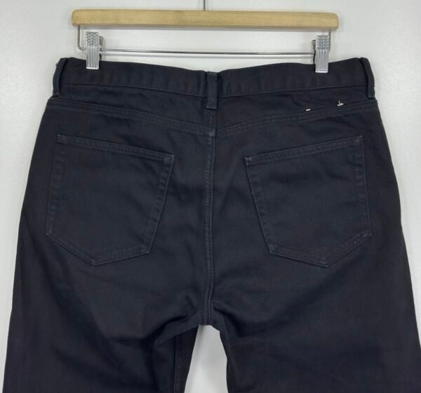 Arket Regular Cropped Jeans Men's W34 L29 (Tag 32) Black Denim Button Fly