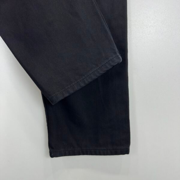 Arket Regular Cropped Jeans Men's W34 L29 (Tag 32) Black Denim Button Fly