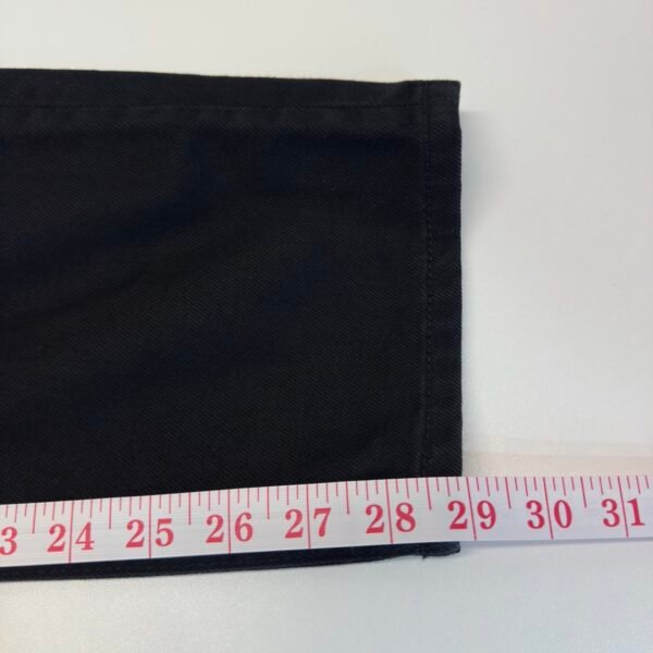 Arket Regular Cropped Jeans Men's W34 L29 (Tag 32) Black Denim Button Fly