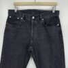 ARKET Park Jeans Black W33 L32 Men Regular Straight Button Fly