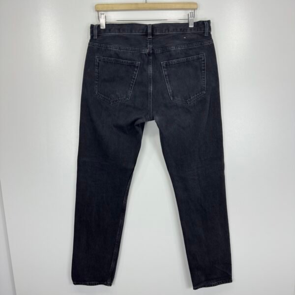 ARKET Park Jeans Black W33 L32 Men Regular Straight Button Fly