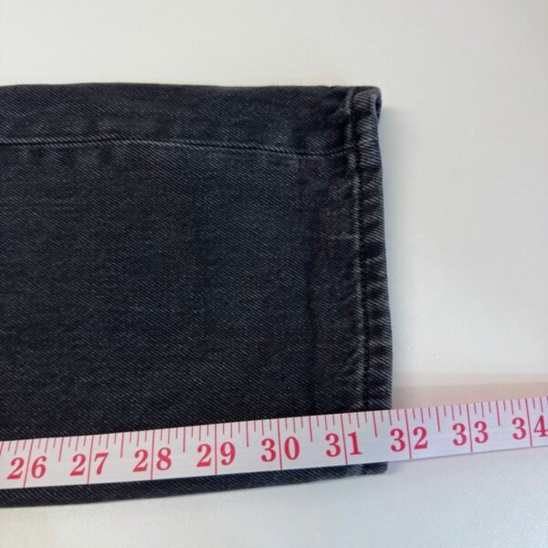 ARKET Park Jeans Black W33 L32 Men Regular Straight Button Fly