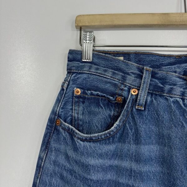 Levi's 501 Jeans Blue W27 L32 Women Original Fit Straight Button Fly Y2K