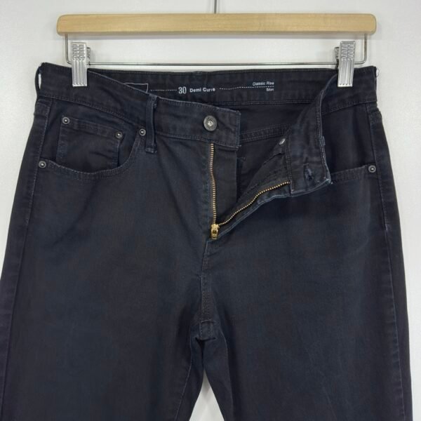 IMG_4500 Large Levi's Demi Curve Slim Jeans Black W30 L31 Women Stretch