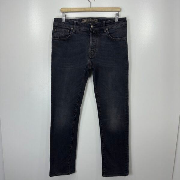 IMG_4544 Large Jacob Cohen 688C Tailored Luxury Jeans Men's W34 L32 Grey Denim Hand Made Slim