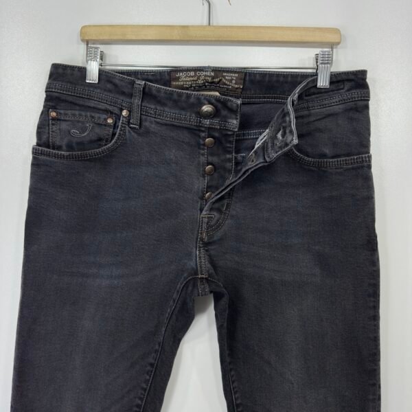 IMG_4546 Large Jacob Cohen 688C Tailored Luxury Jeans Men's W34 L32 Grey Denim Hand Made Slim