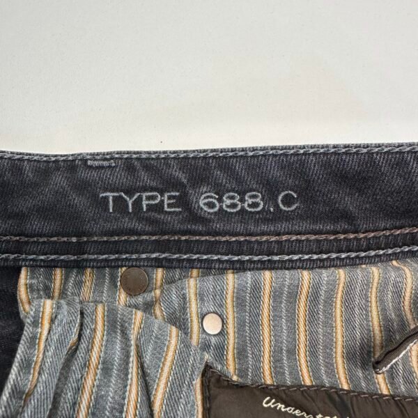 IMG_4553 Large Jacob Cohen 688C Tailored Luxury Jeans Men's W34 L32 Grey Denim Hand Made Slim