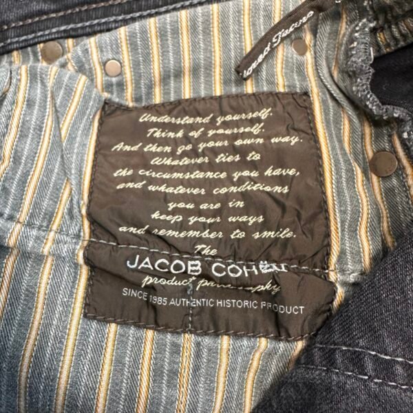 IMG_4554 Large Jacob Cohen 688C Tailored Luxury Jeans Men's W34 L32 Grey Denim Hand Made Slim