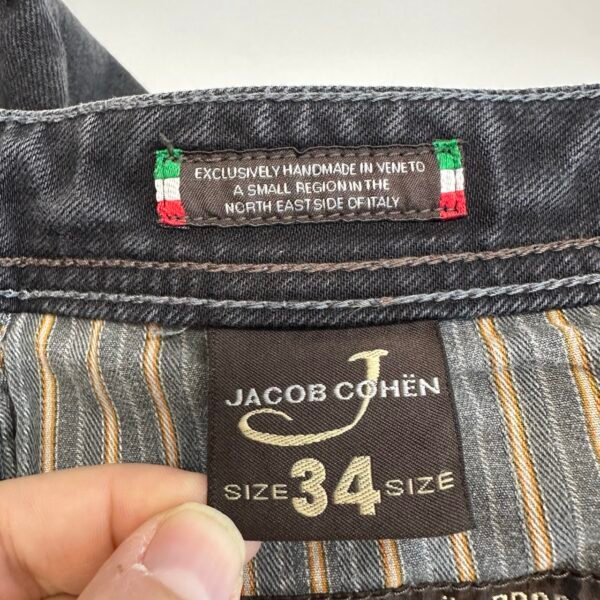IMG_4555 Large Jacob Cohen 688C Tailored Luxury Jeans Men's W34 L32 Grey Denim Hand Made Slim
