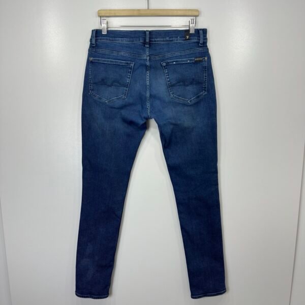 7 For All Mankind Paxtyn Jeans Men's W33 L32 Blue Stretch Denim Slim Fit Skinny