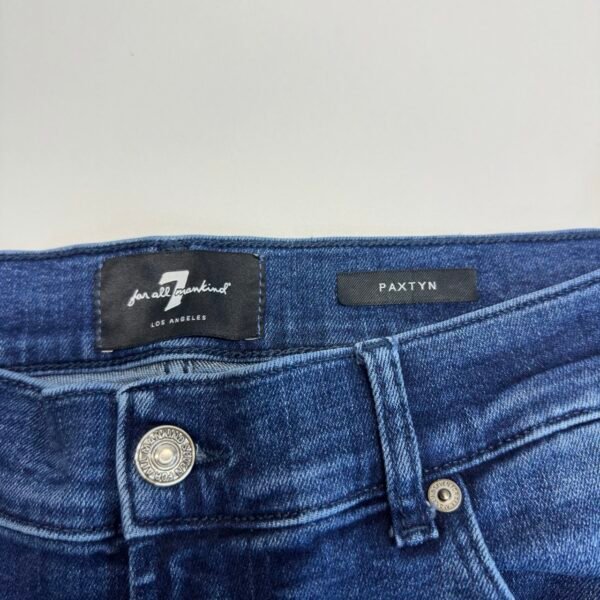 7 For All Mankind Paxtyn Jeans Men's W33 L32 Blue Stretch Denim Slim Fit Skinny