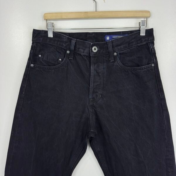IMG_4578 Large G-Star Triple A Black Jeans W31 L34 Men's Regular Straight