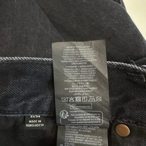 IMG_4589 Large G-Star Triple A Black Jeans W31 L34 Men's Regular Straight