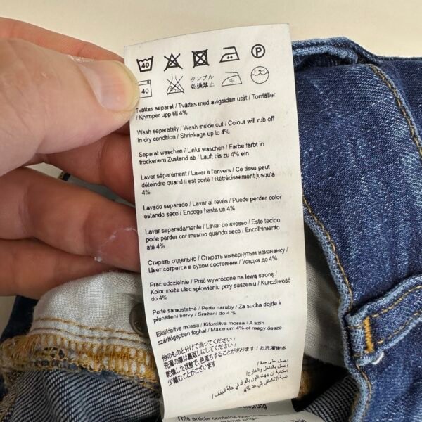 IMG_4640 Large Tiger of Sweden Evolve Blue Stretch Jeans W28 L30 Men's Slim