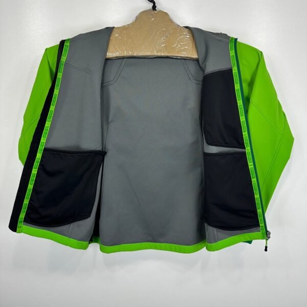 s-l1600-2 Haglofs Green Hooded Full-Zip Hiking Jacket Women's Size L Outdoor Stretch Pockets