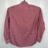 Eton Contemporary Formal Dress Shirt Men's 17 43 Red Striped Long Sleeve Luxury