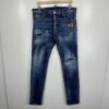Dsquared2 S71LB1113 Cool Guy Jeans Mens Tag 50 W36 L34 Blue Denim Paint Splatter