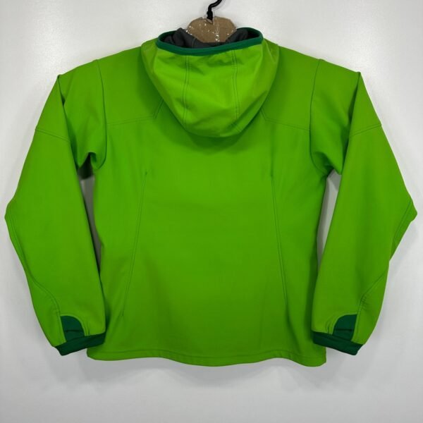 s-l1600-3 Haglofs Green Hooded Full-Zip Hiking Jacket Women's Size L Outdoor Stretch Pockets