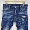 Dsquared2 Classic Kenny Twist Factory Distressed Jeans Men's W34 L28 Tag 50 Blue