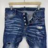 Dsquared2 Classic Kenny Twist Factory Distressed Jeans Men's W34 L28 Tag 50 Blue