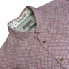 Ted Baker Formal Dress Shirt Men's Size 5 XL Red Slim Fit Geometric Long Sleeve