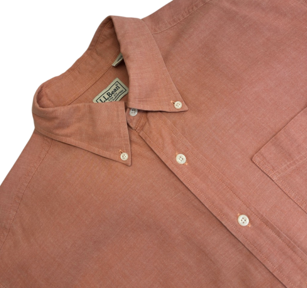 L.L.Bean XL80 Casual Shirt Men's Size L Orange L.L.Bean XL80 Casual Shirt Men's Size L Orange