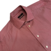 Eton Contemporary Formal Dress Shirt Men's 17 43 Red Striped Long Sleeve Luxury