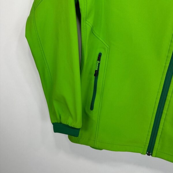 s-l1600-5 Haglofs Green Hooded Full-Zip Hiking Jacket Women's Size L Outdoor Stretch Pockets