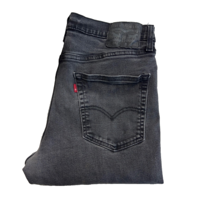 Levi's 541 Athletic Taper Jeans Men's W33 L30 Grey Stretch Denim Slim Zip