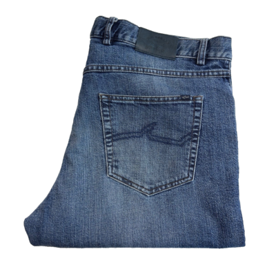 Paul & Shark Red Rivet Jeans Men's W38 L32 Blue Stretch Denim Shark Fit Paul & Shark Red Rivet Jeans Men's W38 L32 Blue Stretch Denim Shark Fit