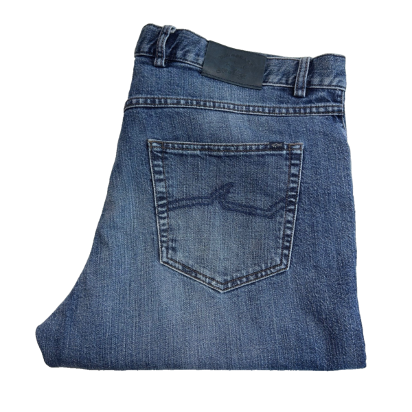 Paul & Shark Red Rivet Jeans Men's W38 L32 Blue Stretch Denim Shark Fit