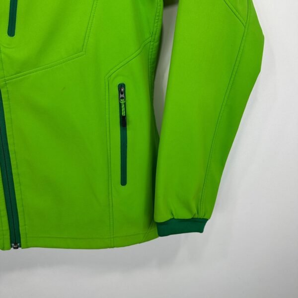 s-l1600-6 Haglofs Green Hooded Full-Zip Hiking Jacket Women's Size L Outdoor Stretch Pockets