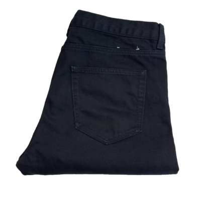 Arket Regular Cropped Jeans Men's W34 L29 (Tag 32) Black Denim Button Fly