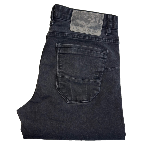 PME Legend Nightflight Jeans Men's W32 L32 Black Stretch Denim Slim Straight Zip