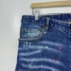 Dsquared2 Classic Kenny Twist Factory Distressed Jeans Men's W34 L28 Tag 50 Blue