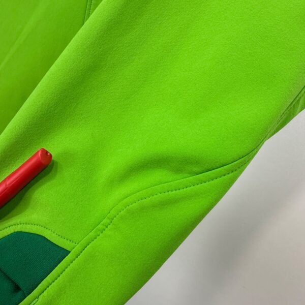 s-l1600-9 Haglofs Green Hooded Full-Zip Hiking Jacket Women's Size L Outdoor Stretch Pockets