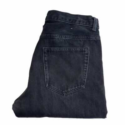 ARKET Park Jeans Black W33 L32 Men Regular Straight Button Fly