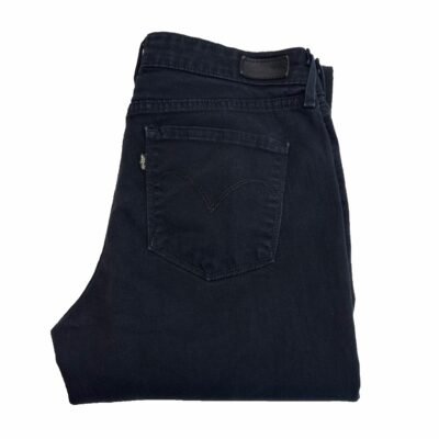 Levi's Demi Curve Slim Jeans Black W30 L31 Women Stretch