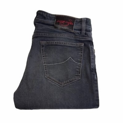 Jacob Cohen 688C Tailored Luxury Jeans Men's W34 L32 Grey Luxury Hand Made Slim