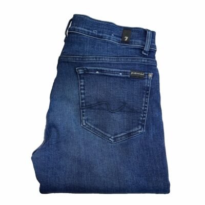 7 For All Mankind Paxtyn Jeans Men's W33 L32 Blue Stretch Denim Slim Fit Skinny