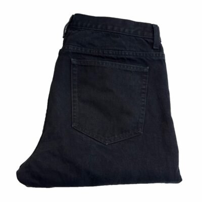 ASKET Black Denim Jeans W34 L32 Men's Regular Straight