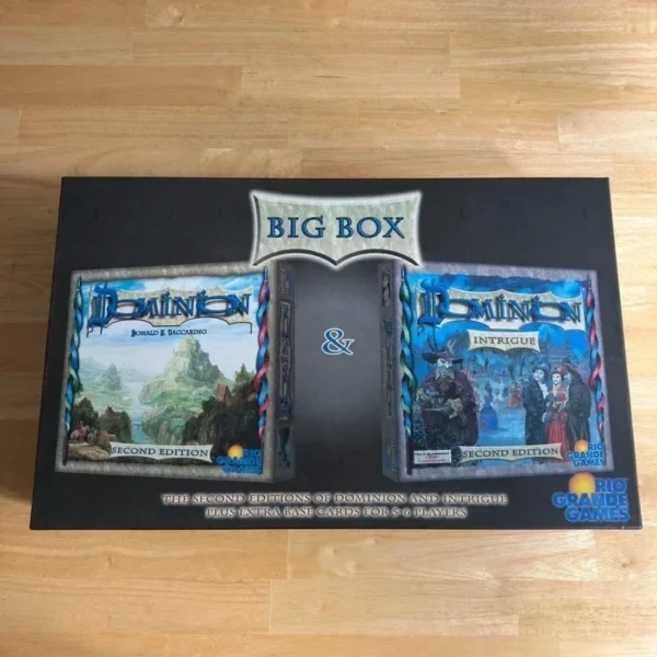 Dominion + Intrigue 2nd Edition Big Box English Board Game Deck Building