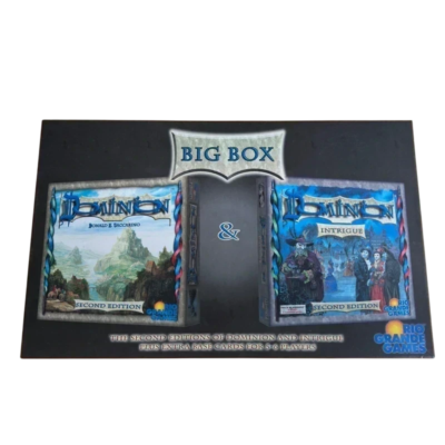 Dominion + Intrigue 2nd Edition Big Box English Board Game Deck Building