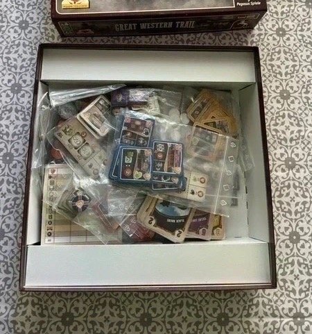 Great Western Trail 1st Edition English German Board Game Sleeved